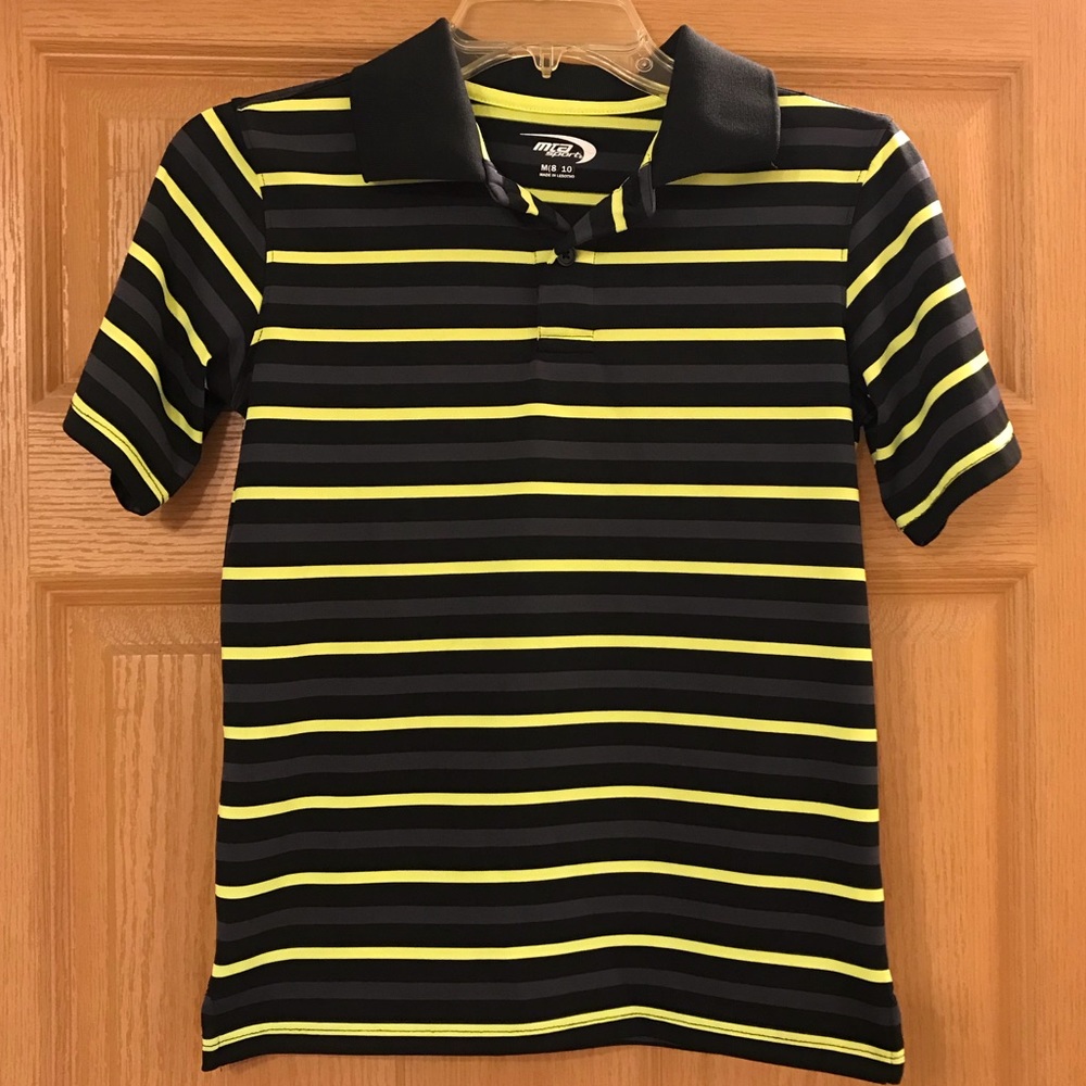 💘 5 for $8 💘 Boy’s polo shirt - Black and yellow